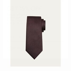 Tom Ford purple cashmere and silk tie mulberry